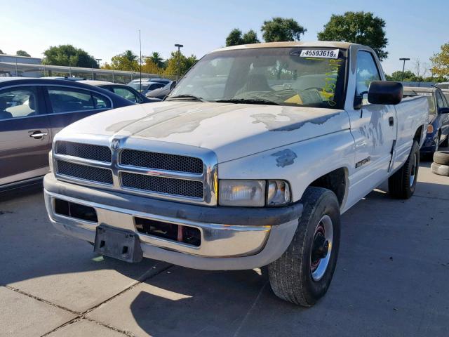 1B7JC26Z7SS215492 - 1995 DODGE RAM 2500 WHITE photo 2