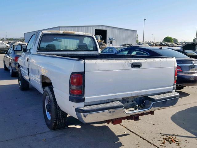 1B7JC26Z7SS215492 - 1995 DODGE RAM 2500 WHITE photo 3