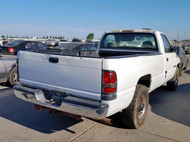 1B7JC26Z7SS215492 - 1995 DODGE RAM 2500 WHITE photo 4