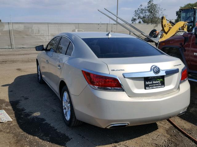 1G4GB5E3XCF224673 - 2012 BUICK LACROSSE C GOLD photo 3