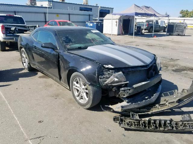 2G1FA1E32E9293955 - 2014 CHEVROLET CAMARO LS BLACK photo 1