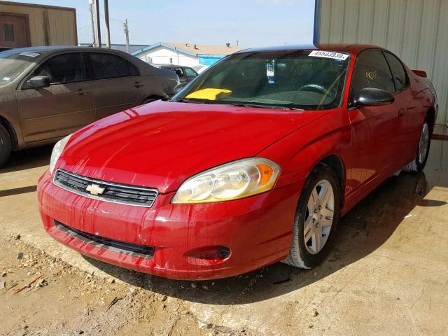 2G1WK15K779396523 - 2007 CHEVROLET MONTE CARL წითელი ფოტო 2
