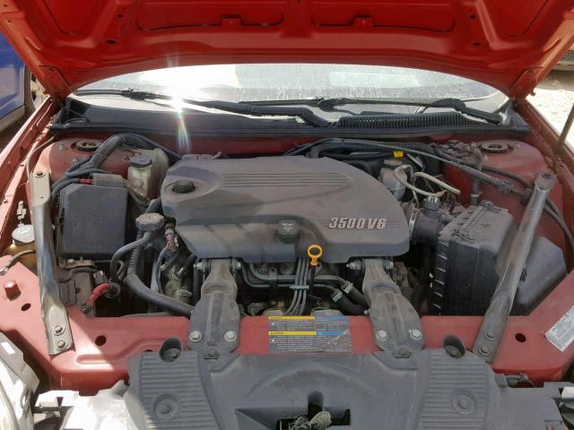 2G1WK15K779396523 - 2007 CHEVROLET MONTE CARL წითელი ფოტო 7