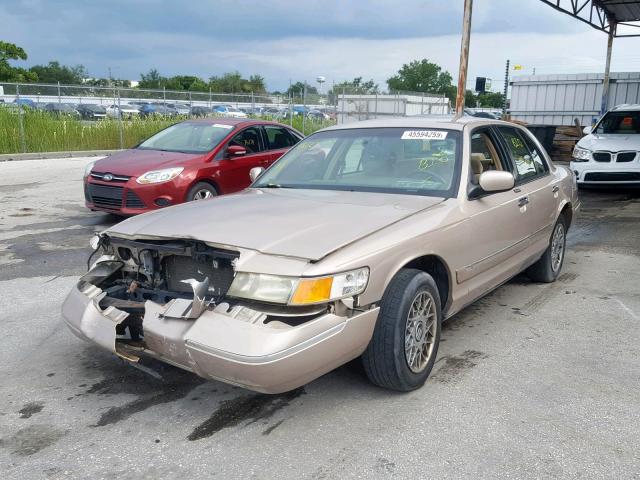 2MEFM74W9WX615936 - 1998 MERCURY GRAND MARQ TAN photo 2