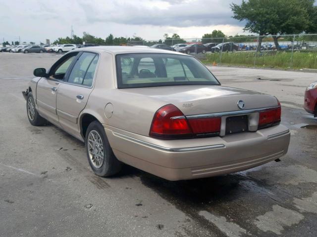 2MEFM74W9WX615936 - 1998 MERCURY GRAND MARQ TAN photo 3