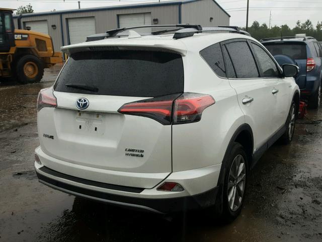 JTMDJREVXHD147129 - 2017 TOYOTA RAV4 HV LI WHITE photo 4