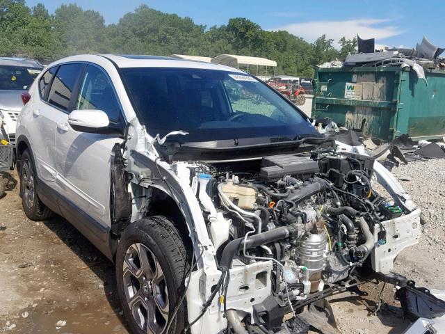 7FARW1H81KE020465 - 2019 HONDA CR-V EXL WHITE photo 1