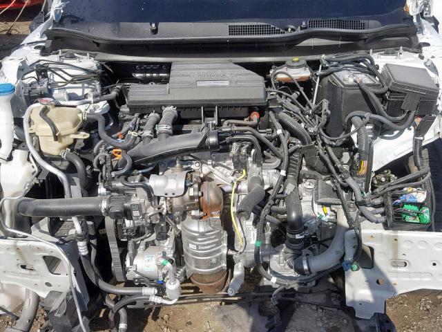 7FARW1H81KE020465 - 2019 HONDA CR-V EXL WHITE photo 7