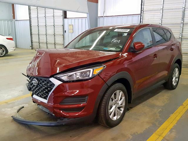 KM8J23A45KU997859 - 2019 HYUNDAI TUCSON SE BURGUNDY photo 2