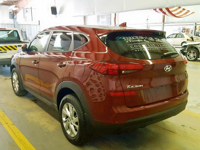 KM8J23A45KU997859 - 2019 HYUNDAI TUCSON SE BURGUNDY photo 3