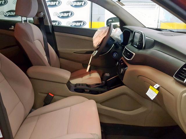 KM8J23A45KU997859 - 2019 HYUNDAI TUCSON SE BURGUNDY photo 5