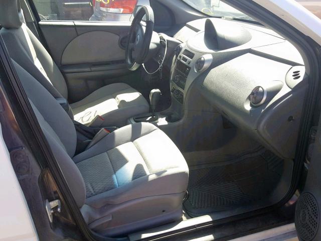 1G8AJ55F47Z125689 - 2007 SATURN ION LEVEL WHITE photo 5