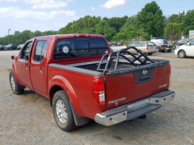 1N6AD0EV7FN749304 - 2015 NISSAN FRONTIER S RED photo 3