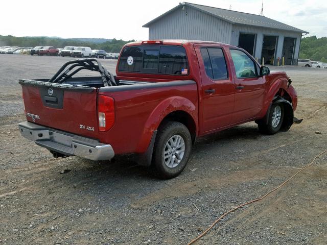 1N6AD0EV7FN749304 - 2015 NISSAN FRONTIER S RED photo 4