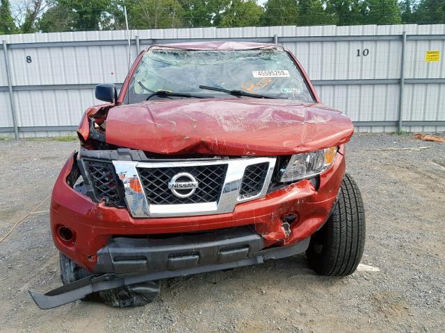 1N6AD0EV7FN749304 - 2015 NISSAN FRONTIER S RED photo 9