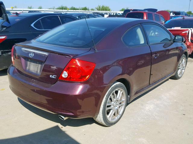 JTKDE167X50023413 - 2005 TOYOTA SCION TC წითელი ფოტო 4