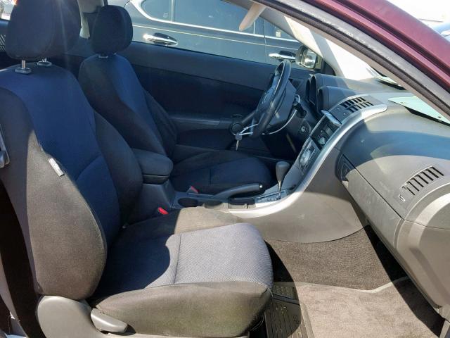 JTKDE167X50023413 - 2005 TOYOTA SCION TC წითელი ფოტო 5