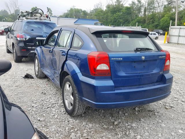 1B3HB48A49D205278 - 2009 DODGE CALIBER SX BLUE photo 3