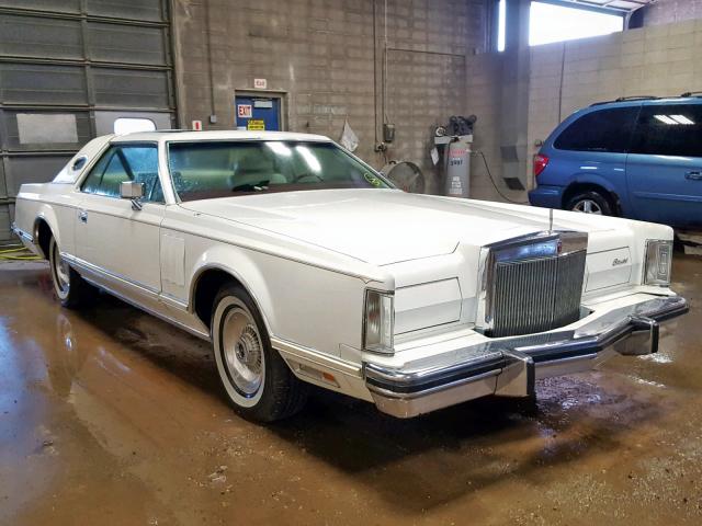 7Y89A873204 - 1977 LINCOLN MARK V WHITE photo 1