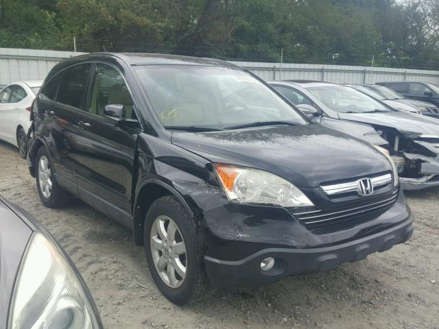 JHLRE48728C020409 - 2008 HONDA CR-V EXL BLACK photo 1