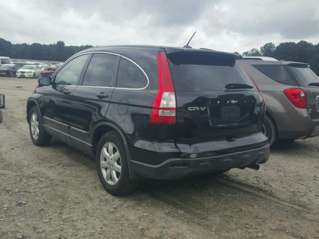 JHLRE48728C020409 - 2008 HONDA CR-V EXL BLACK photo 3