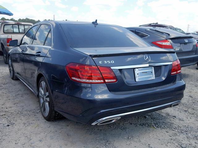 WDDHF5KB4EA797941 - 2014 MERCEDES-BENZ E 350 GRAY photo 3