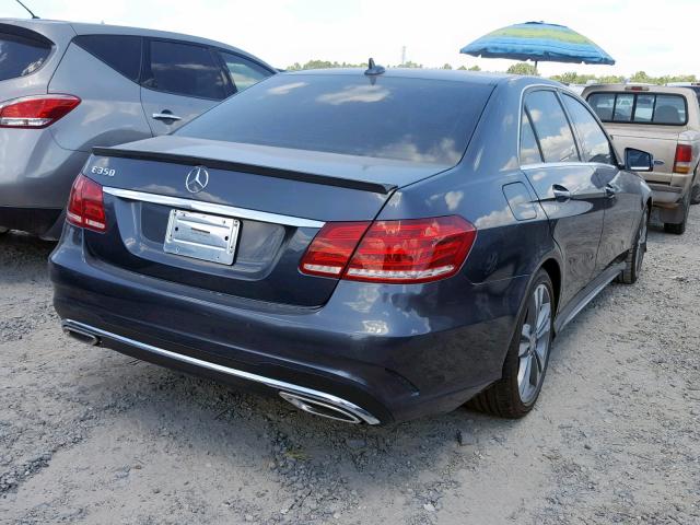 WDDHF5KB4EA797941 - 2014 MERCEDES-BENZ E 350 GRAY photo 4