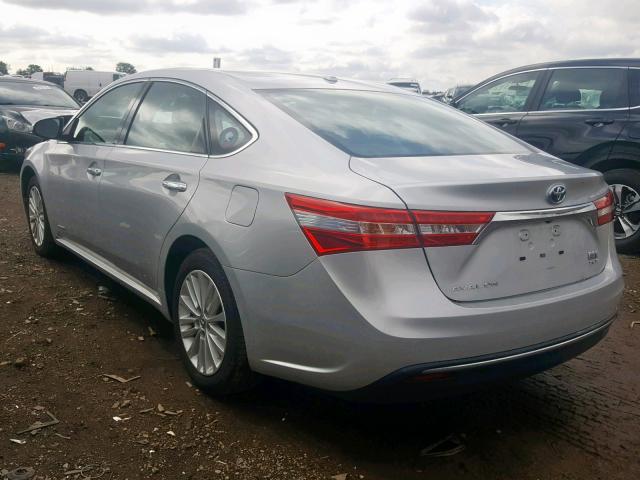 4T1BD1EB0DU006680 - 2013 TOYOTA AVALON HYB SILVER photo 3