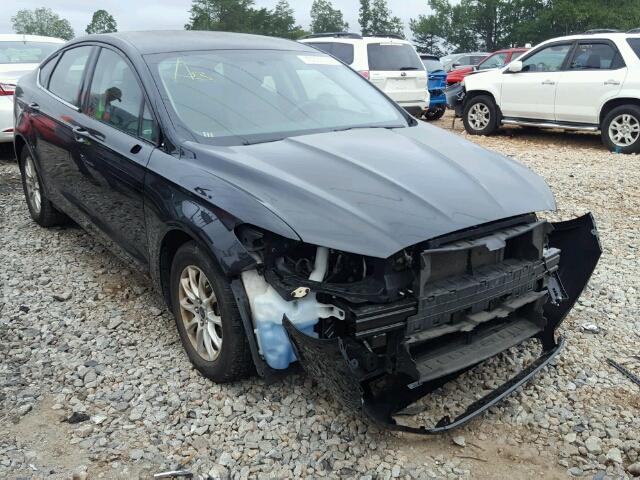 1FA6P0G7XF5112797 - 2015 FORD FUSION S BLACK photo 1