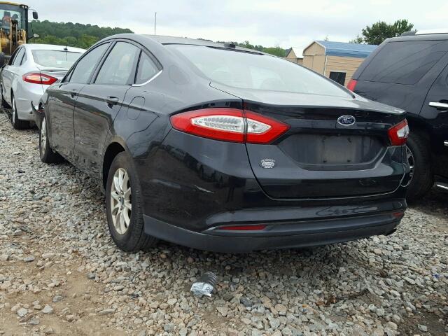 1FA6P0G7XF5112797 - 2015 FORD FUSION S BLACK photo 3