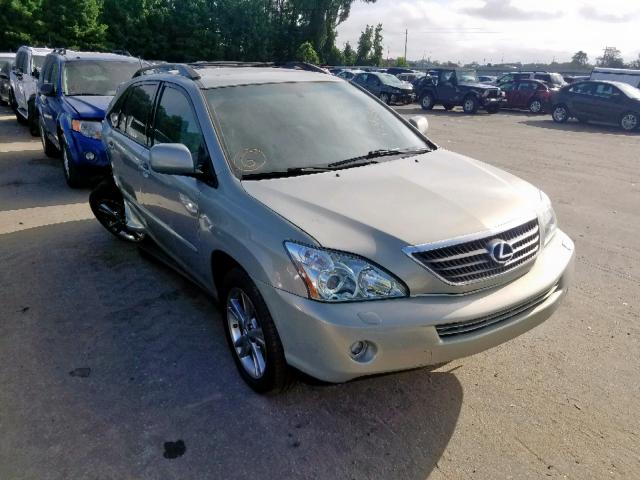 JTJGW31U672002640 - 2007 LEXUS RX 400H GRAY photo 1