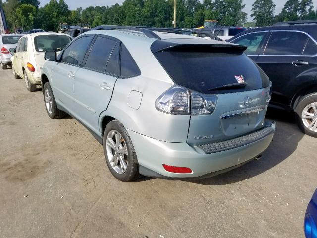 JTJGW31U672002640 - 2007 LEXUS RX 400H GRAY photo 3