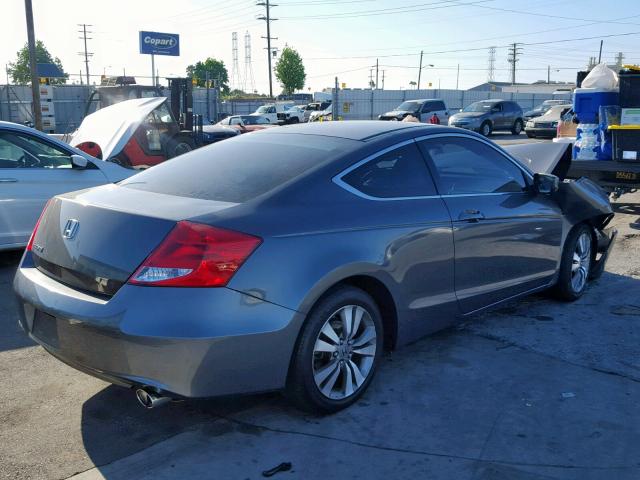 1HGCS1B3XCA010569 - 2012 HONDA ACCORD LX GRAY photo 4