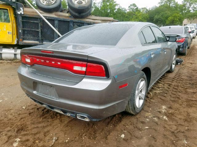 2C3CDXBG8CH214534 - 2012 DODGE CHARGER SE GRAY photo 4