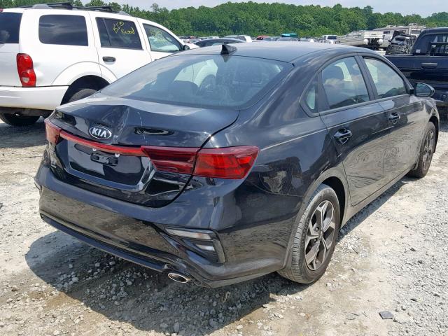 3KPF24AD6KE067080 - 2019 KIA FORTE FE BLACK photo 4