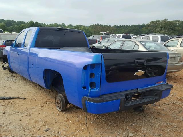 1GCEC19J98E161458 - 2008 CHEVROLET SILVERADO BLUE photo 3