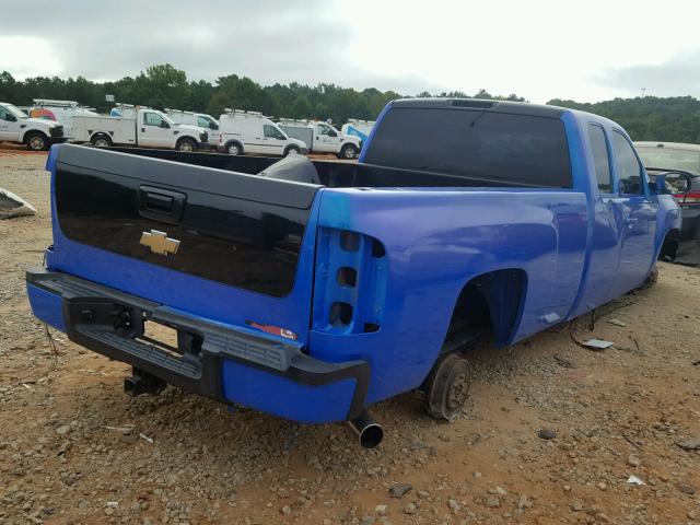 1GCEC19J98E161458 - 2008 CHEVROLET SILVERADO BLUE photo 4