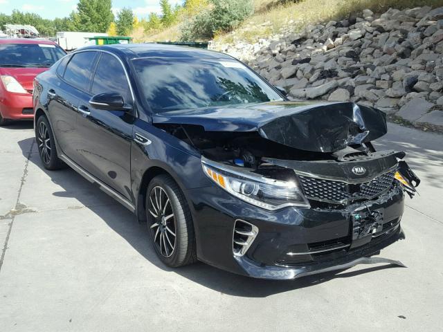 5XXGV4L2XGG096135 - 2016 KIA OPTIMA SXL BLACK photo 1