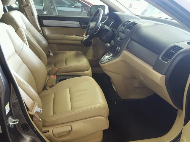 5J6RE3H71AL015810 - 2010 HONDA CR-V EXL TAN photo 5