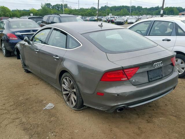 WAU2GAFC2CN085858 - 2012 AUDI A7 PRESTIG GRAY photo 3