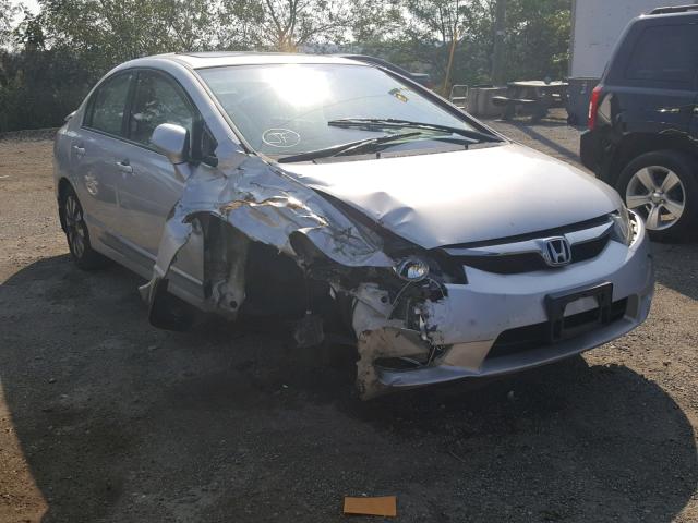 2HGFA1F95AH316527 - 2010 HONDA CIVIC EXL SILVER photo 1