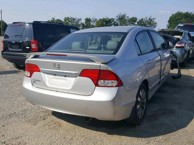 2HGFA1F95AH316527 - 2010 HONDA CIVIC EXL SILVER photo 4