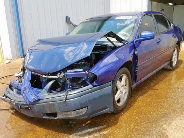 2G1WP521359274369 - 2005 CHEVROLET IMPALA SS BLUE photo 2