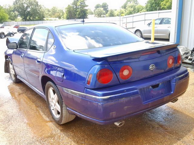 2G1WP521359274369 - 2005 CHEVROLET IMPALA SS BLUE photo 3