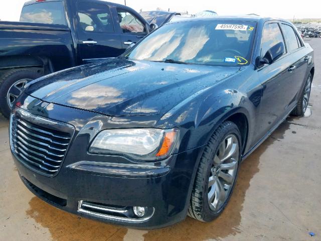 2C3CCABG5EH287606 - 2014 CHRYSLER 300 S BLACK photo 2