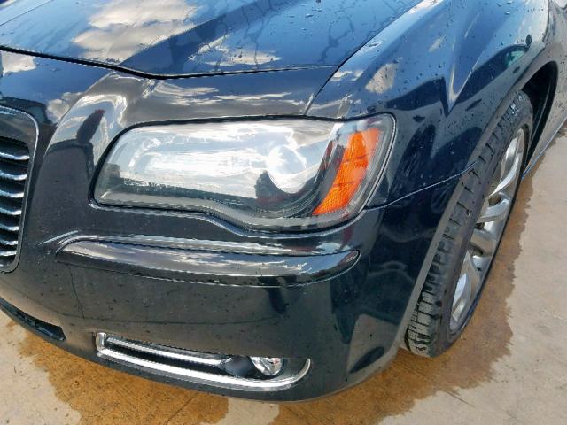 2C3CCABG5EH287606 - 2014 CHRYSLER 300 S BLACK photo 9