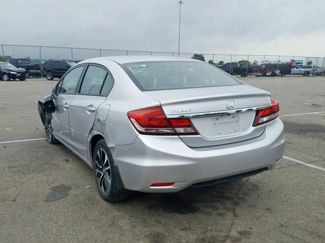 19XFB2F98DE056898 - 2013 HONDA CIVIC EXL 灰色 照片 3