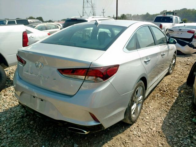 5NPE34AF8JH630246 - 2018 HYUNDAI SONATA SPO SILVER photo 4