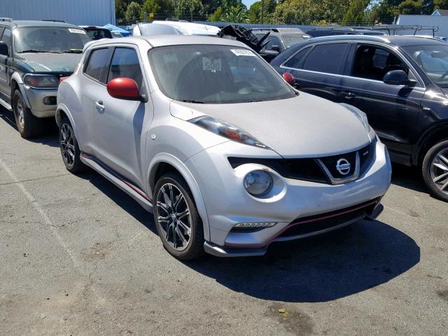 JN8AF5MR6ET362692 - 2014 NISSAN JUKE S SILVER photo 1