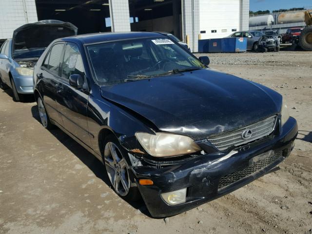 JTHBD182710029634 - 2001 LEXUS IS 300 BLACK photo 1